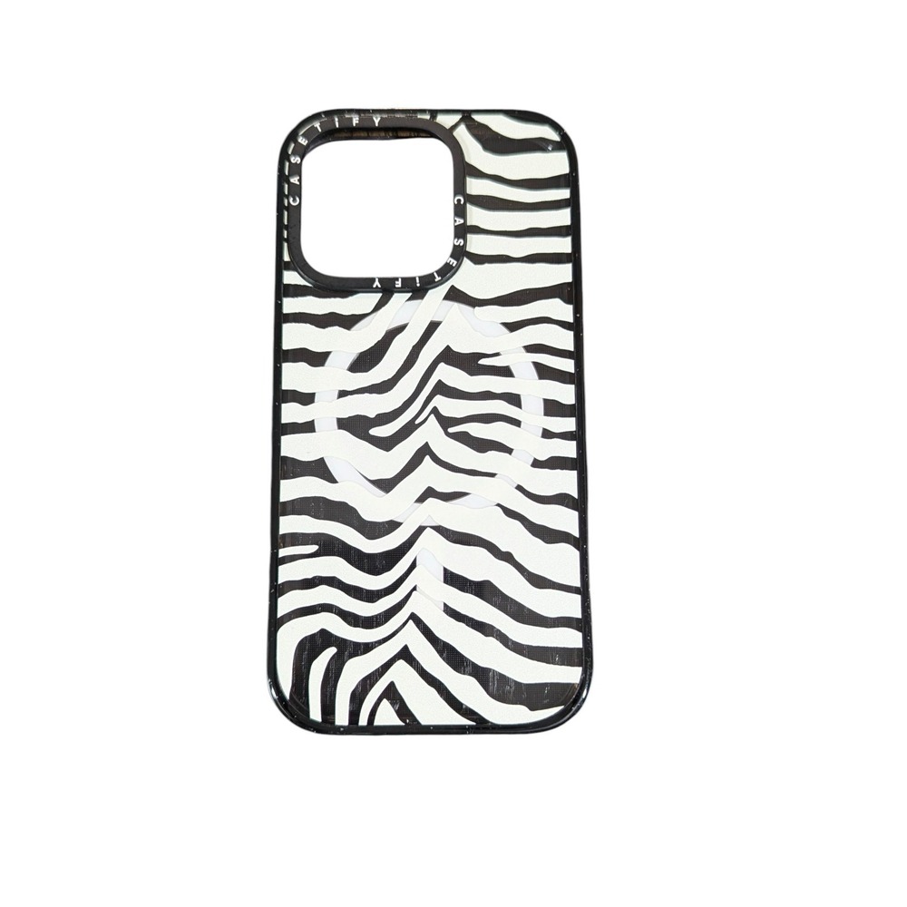 C3U CASETiFY Impact Case w/ Magsafe for iPhone 16 Pro 6.3" - Zebra‎ Stripe